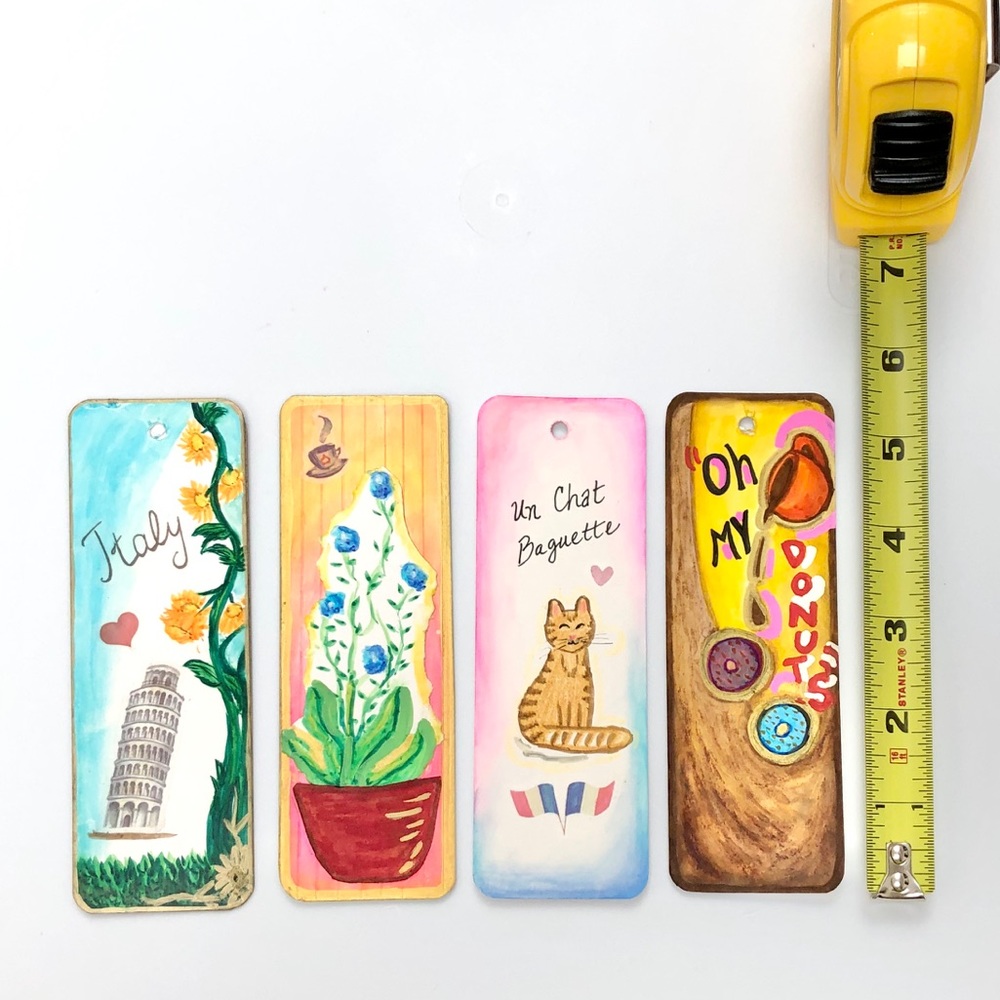 Hand Crafted Bookmarks & Stickers